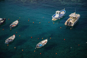 Cinque Terre Boats 5844 - Photo by Ron Miller - ronmiller.com